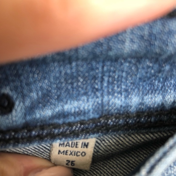 BEBE RHINESTONE SKINNY JEANS SZ 26 - Picture 7 of 8